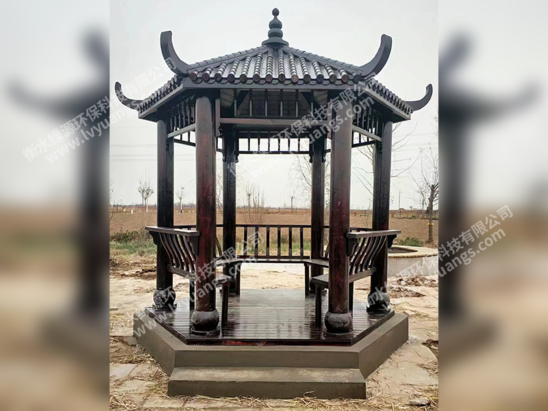 景观休息厅及座椅